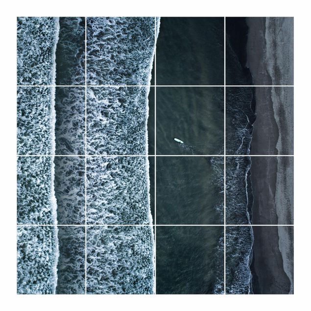 Wohndeko Strand & Meer Luftbild - Der Herausforderer