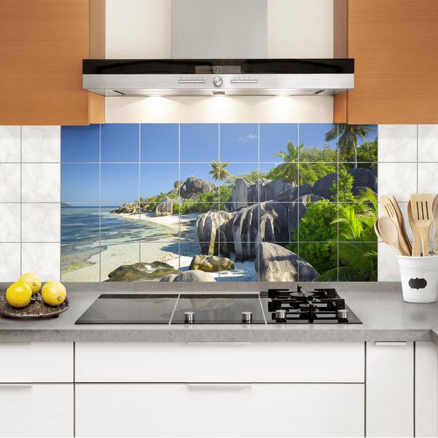 Küche Dekoration Traumstrand Seychellen