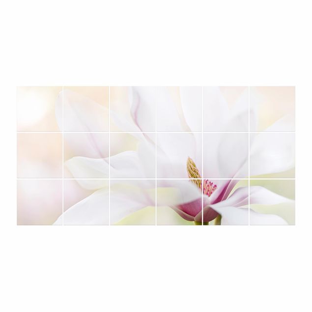 selbstklebende Klebefolie Zarte Magnolienblüte