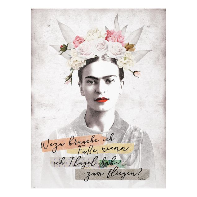 Wanddeko Flur Frida Kahlo - Zitat