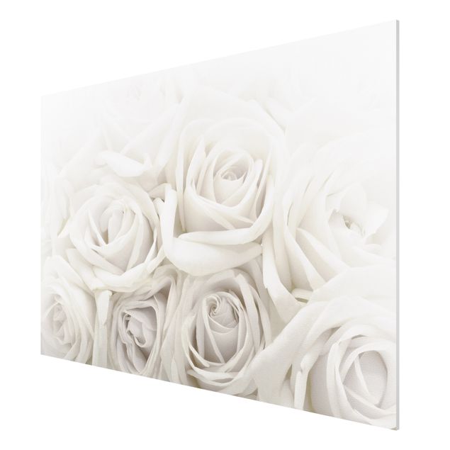 Deko Blume Weiße Rosen