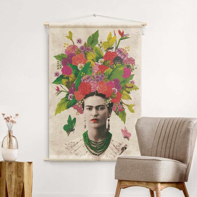 Wohndeko Blume Frida Kahlo - Blumenportrait