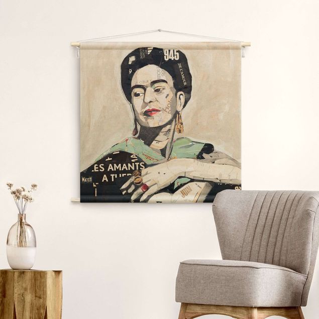Wanddeko Flur Frida Kahlo - Collage No.4