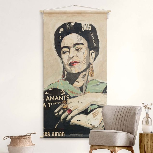 Wanddeko Flur Frida Kahlo - Collage No.4