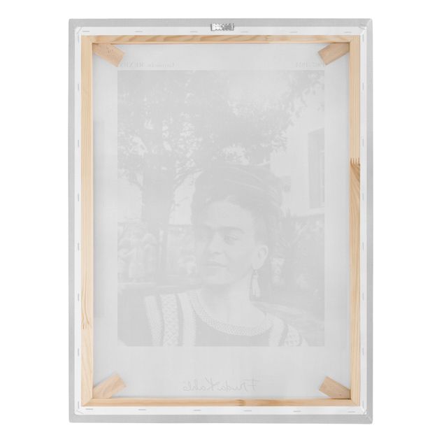 Wohndeko Fotografie Frida Kahlo Foto Portrait im Garten