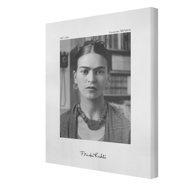 Wohndeko Portrait Frida Kahlo Foto Portrait im Haus