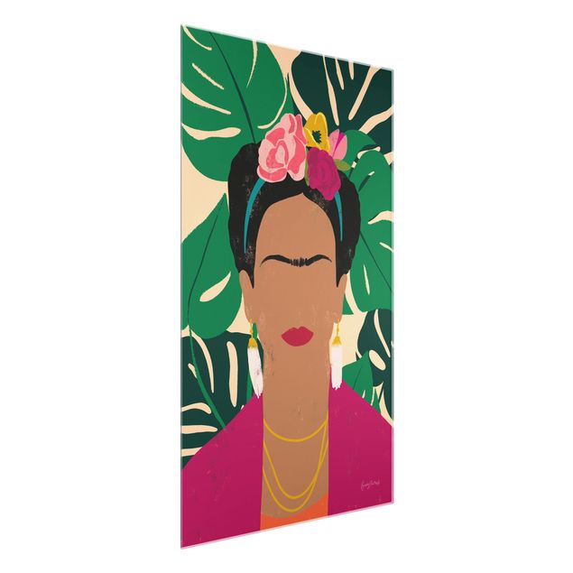 Wanddeko Mädchenzimmer Frida Tropical Collage