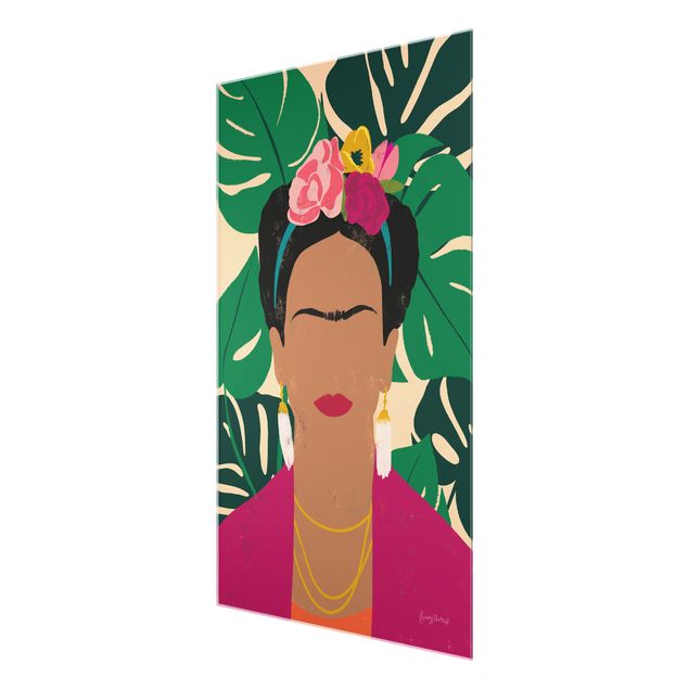 Wanddeko Praxis Frida Tropical Collage