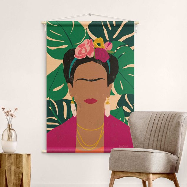 Wanddeko Flur Frida Tropical Collage