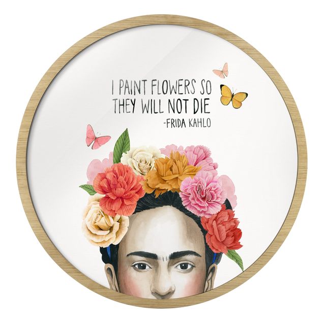 Wanddeko pastell Fridas Gedanken - Blumen