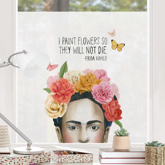 Wanddeko Schlafzimmer Fridas Gedanken - Blumen