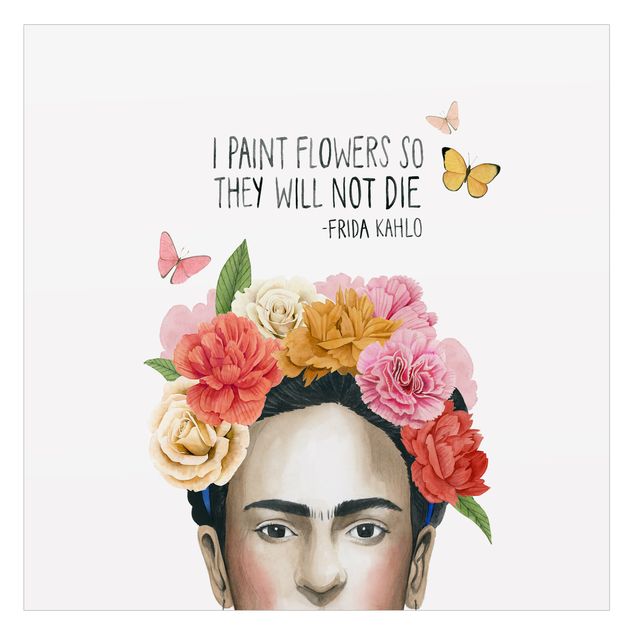 Wanddeko draußen Fridas Gedanken - Blumen