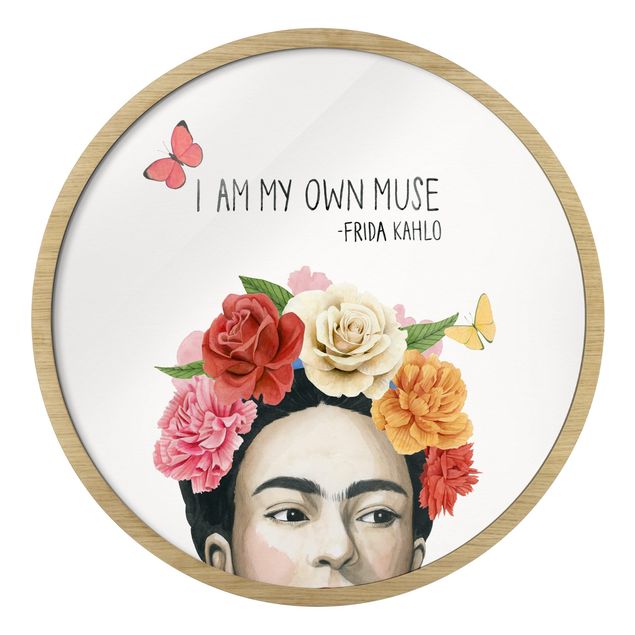 Wanddeko pastell Fridas Gedanken - Muse