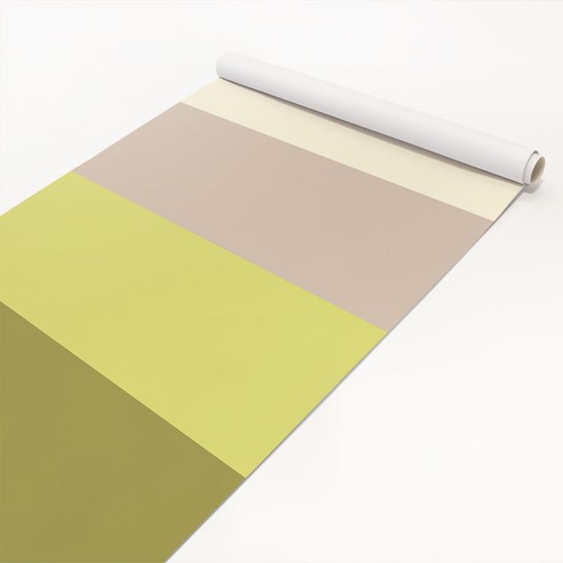 Wanddeko Praxis Frühlingsfrische Streifen - Kaschmir Macchiato Pastellgrün Bambus