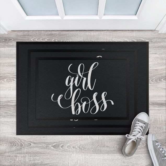 Wanddeko Büro Girl Boss
