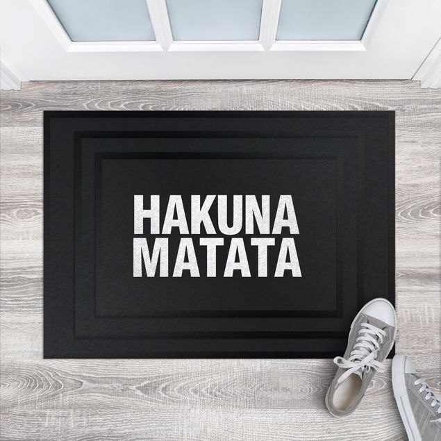 Wanddeko Büro Hakuna Matata