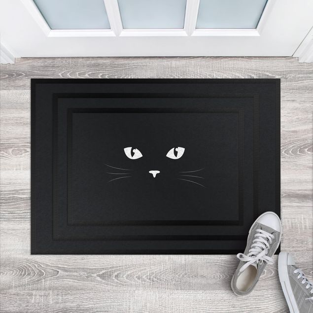 Wanddeko Büro Katzenaugen