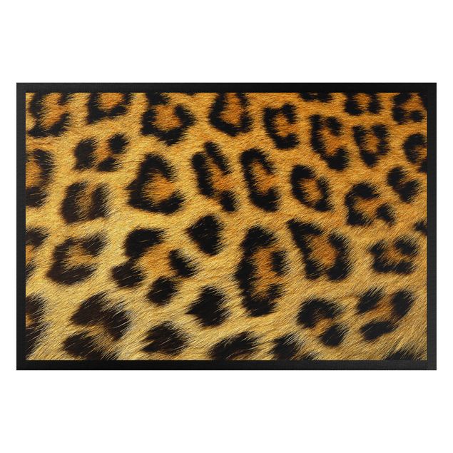 Wanddeko Flur Leopardenfell