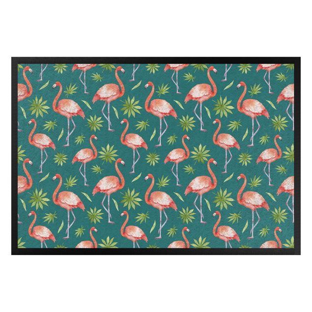 Deko Blume Tropisches Flamingo Pattern