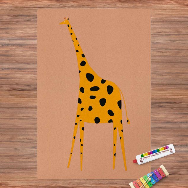 Babyzimmer Deko Gelbe Giraffe