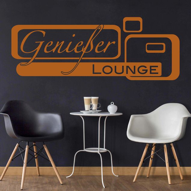 Wandtattoo - Genießer-Lounge