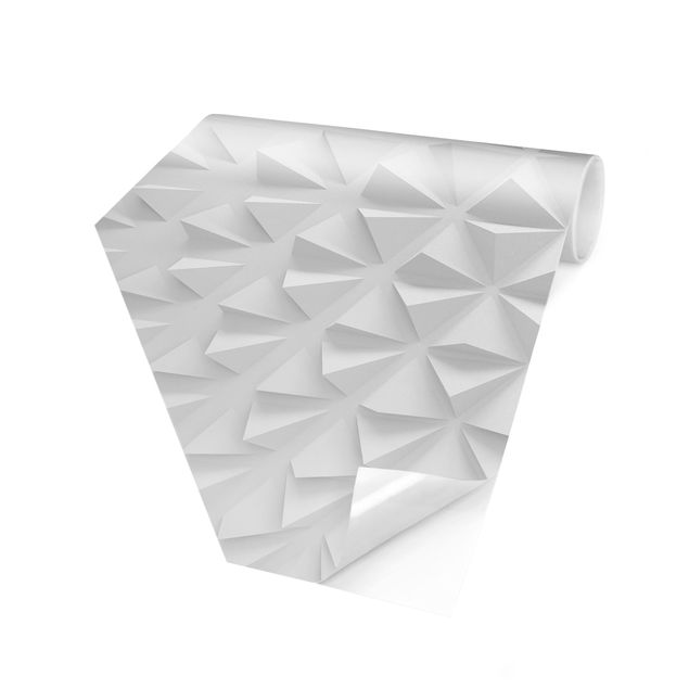 Wanddeko Büro Geometrisches Muster 3D Effekt