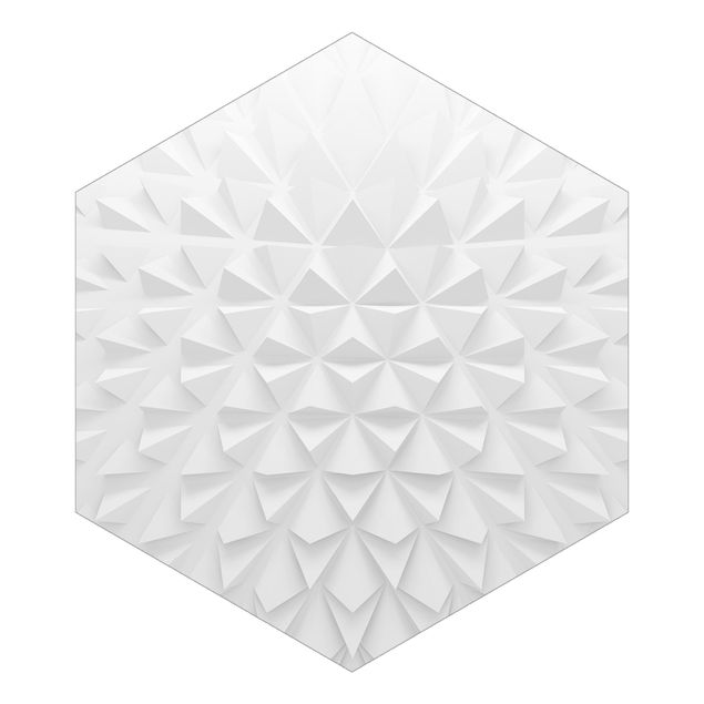 Wanddeko Treppenhaus Geometrisches Muster 3D Effekt