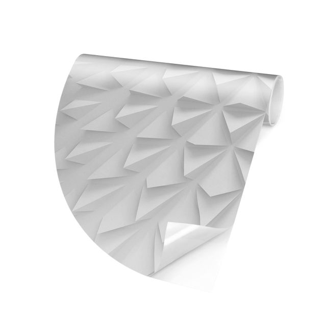 Wanddeko Schlafzimmer Geometrisches Muster 3D Effekt
