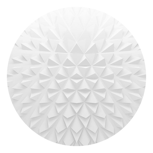 Wanddeko Flur Geometrisches Muster 3D Effekt