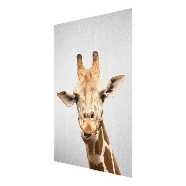 Wanddeko über Bett Giraffe Gundel