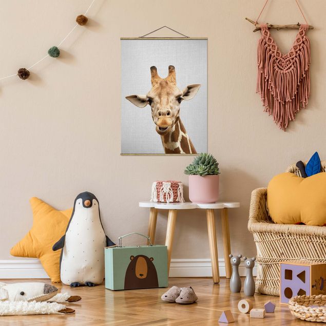 Wanddeko Schlafzimmer Giraffe Gundel