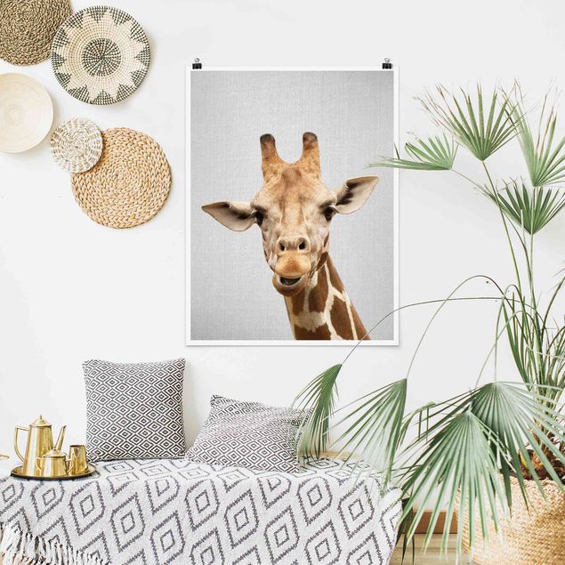 Wanddeko Schlafzimmer Giraffe Gundel