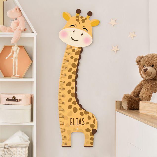 Deko Kinderzimmer Giraffen Junge mit Wunschname