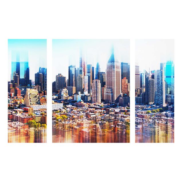 Wanddeko Flur Manhattan Skyline Urban Stretch