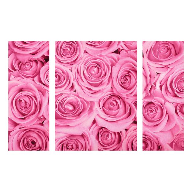 Wohndeko Blume Rosa Rosen