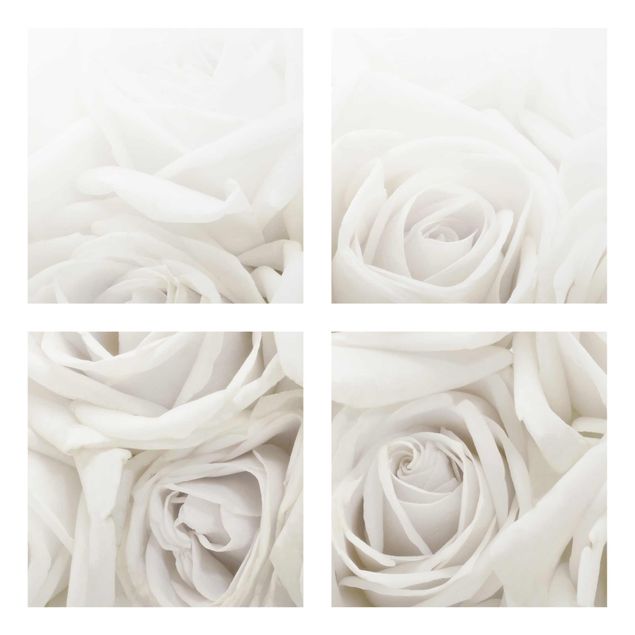 Deko Botanik Weiße Rosen