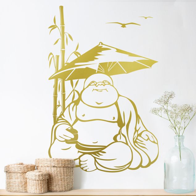 Wanddeko Schlafzimmer Glücklicher Buddha