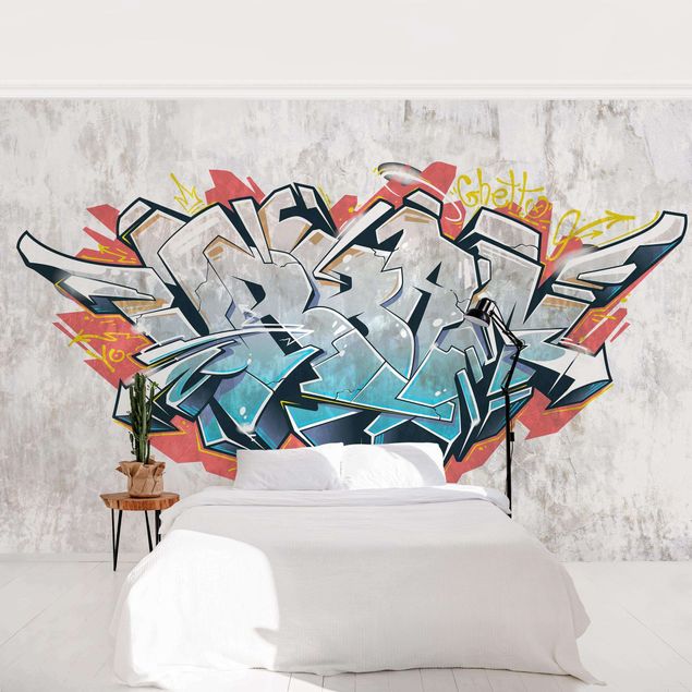 Wanddeko Schlafzimmer Graffiti Art Urban