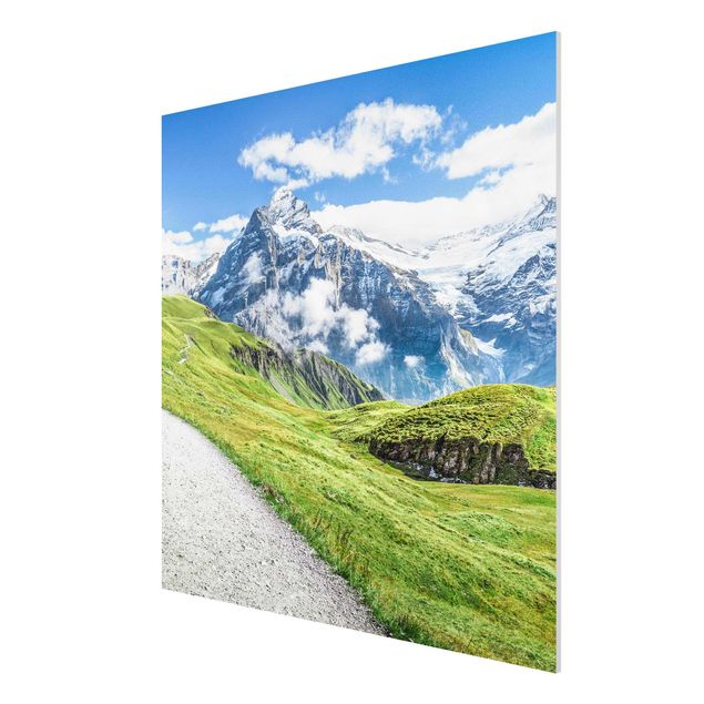 Wanddeko Esszimmer Grindelwald Panorama