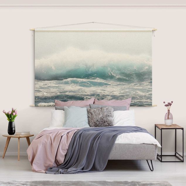 Wanddeko Wohnzimmer Große Welle Hawaii