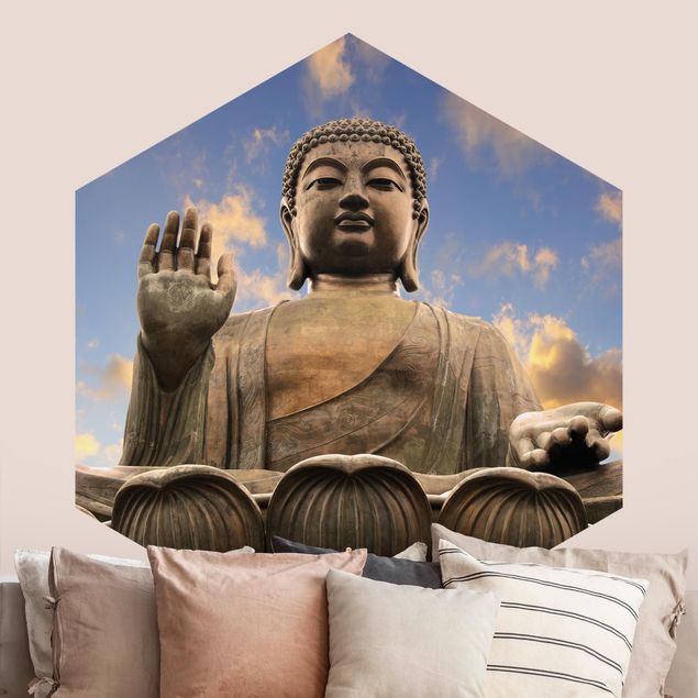 Wanddeko Schlafzimmer Großer Buddha