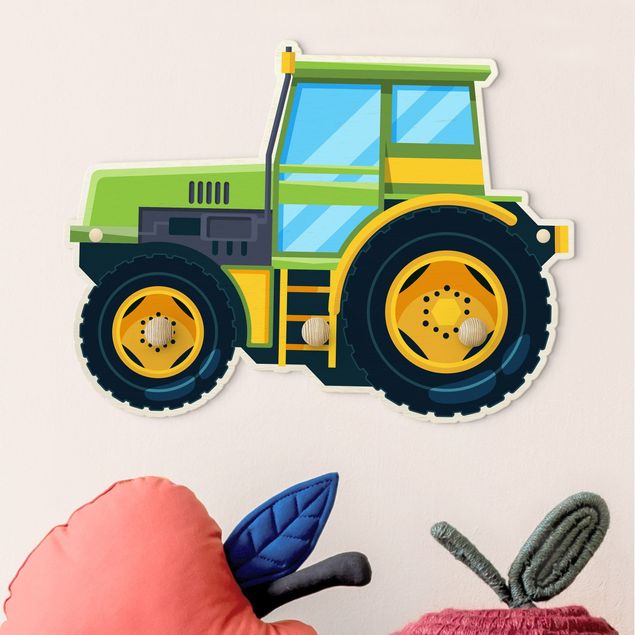 Kinderzimmer Deko Grüner Traktor
