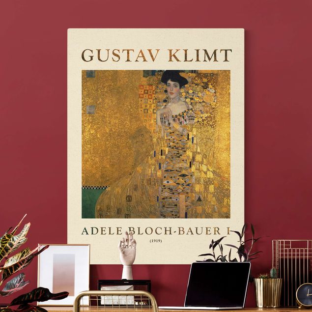 Wanddeko Wohnzimmer Gustav Klimt - Adele Bloch-Bauer I - Museumsedition