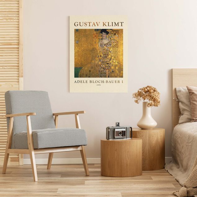 Wanddeko Büro Gustav Klimt - Adele Bloch-Bauer I - Museumsedition