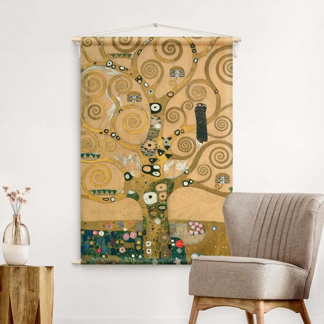 Wanddeko gold Gustav Klimt - Der Lebensbaum