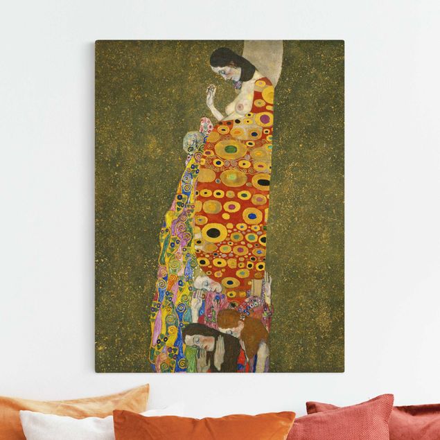 Art Deco Bilder Gustav Klimt - Die Hoffnung II