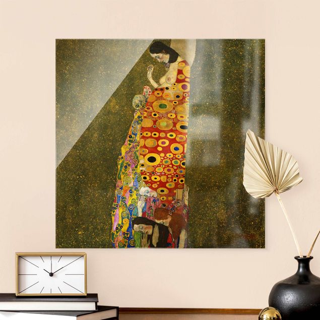 Wanddeko Schlafzimmer Gustav Klimt - Die Hoffnung II
