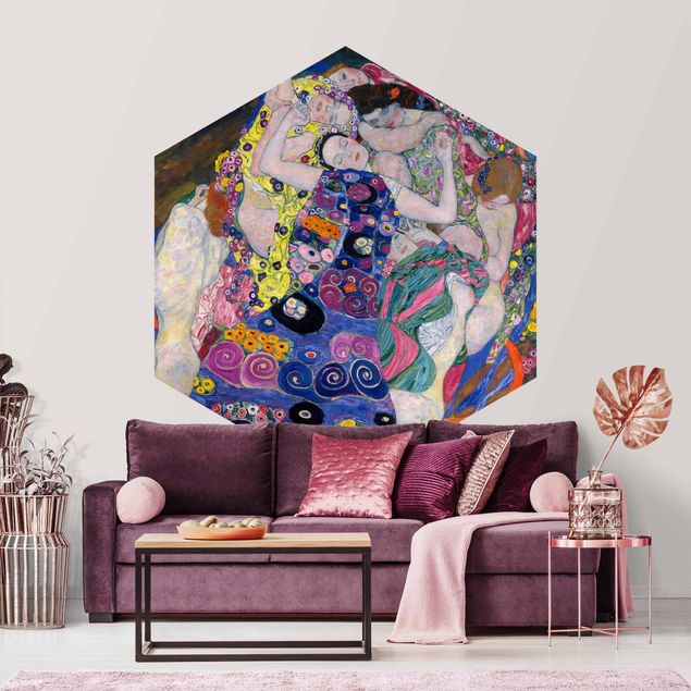 Wanddeko Schlafzimmer Gustav Klimt - Die Jungfrau