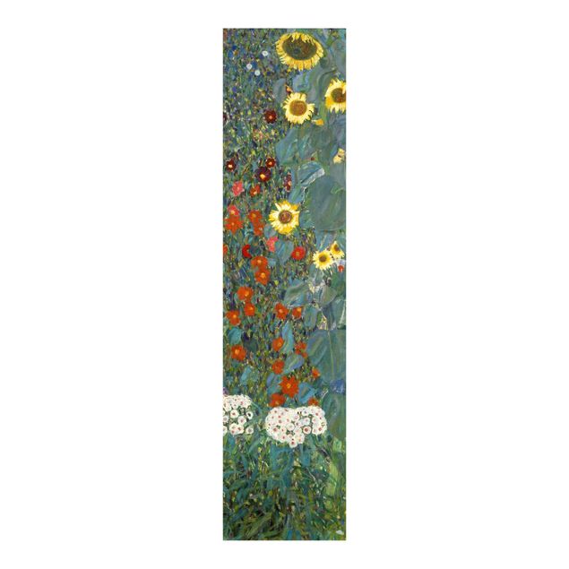Wanddeko Wohnzimmer Gustav Klimt - Garten Sonnenblumen