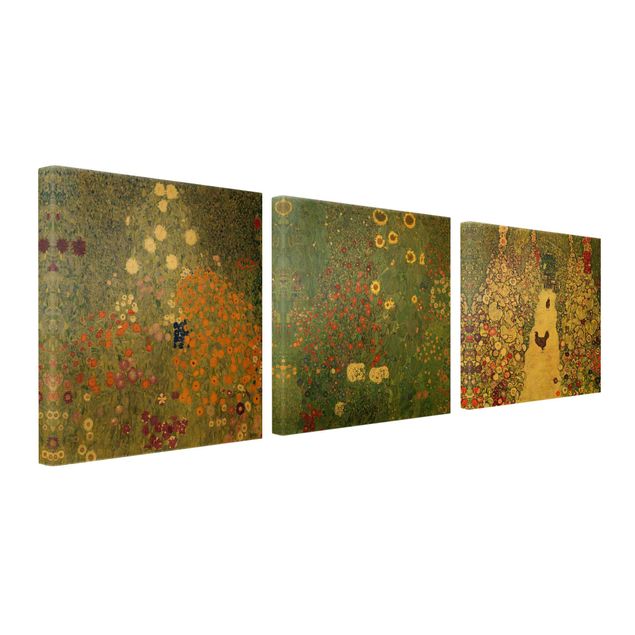Wanddeko Flur Gustav Klimt - Im Garten